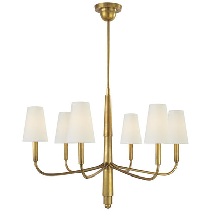 Visual Comfort Signature Collection Thomas Obrien Farlane 33 Inch 6 Light Chandelier Cp178573