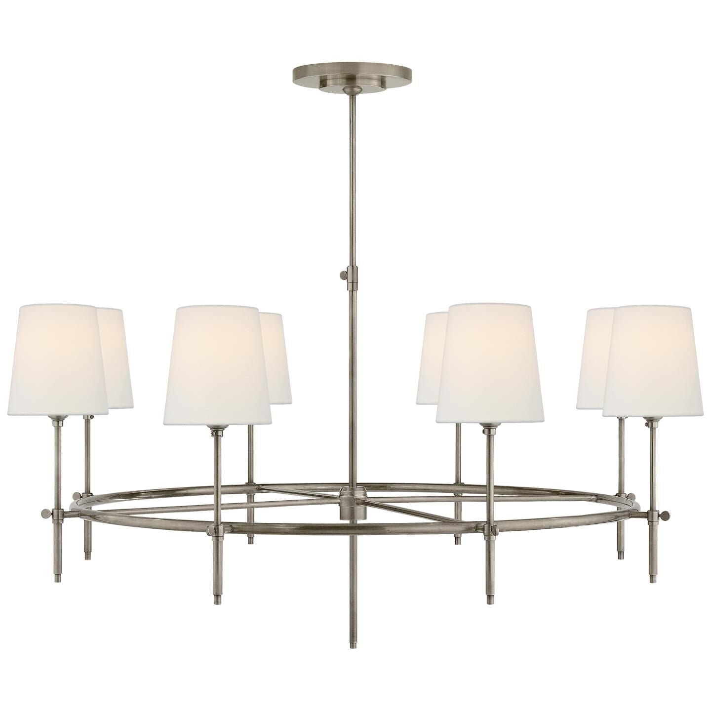 Visual Comfort Signature Collection Thomas Obrien Bryant 42 Inch 8 Light Chandelier Cp178575