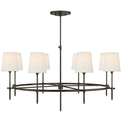 Visual Comfort Signature Collection Thomas Obrien Bryant 42 Inch 8 Light Chandelier Cp178575