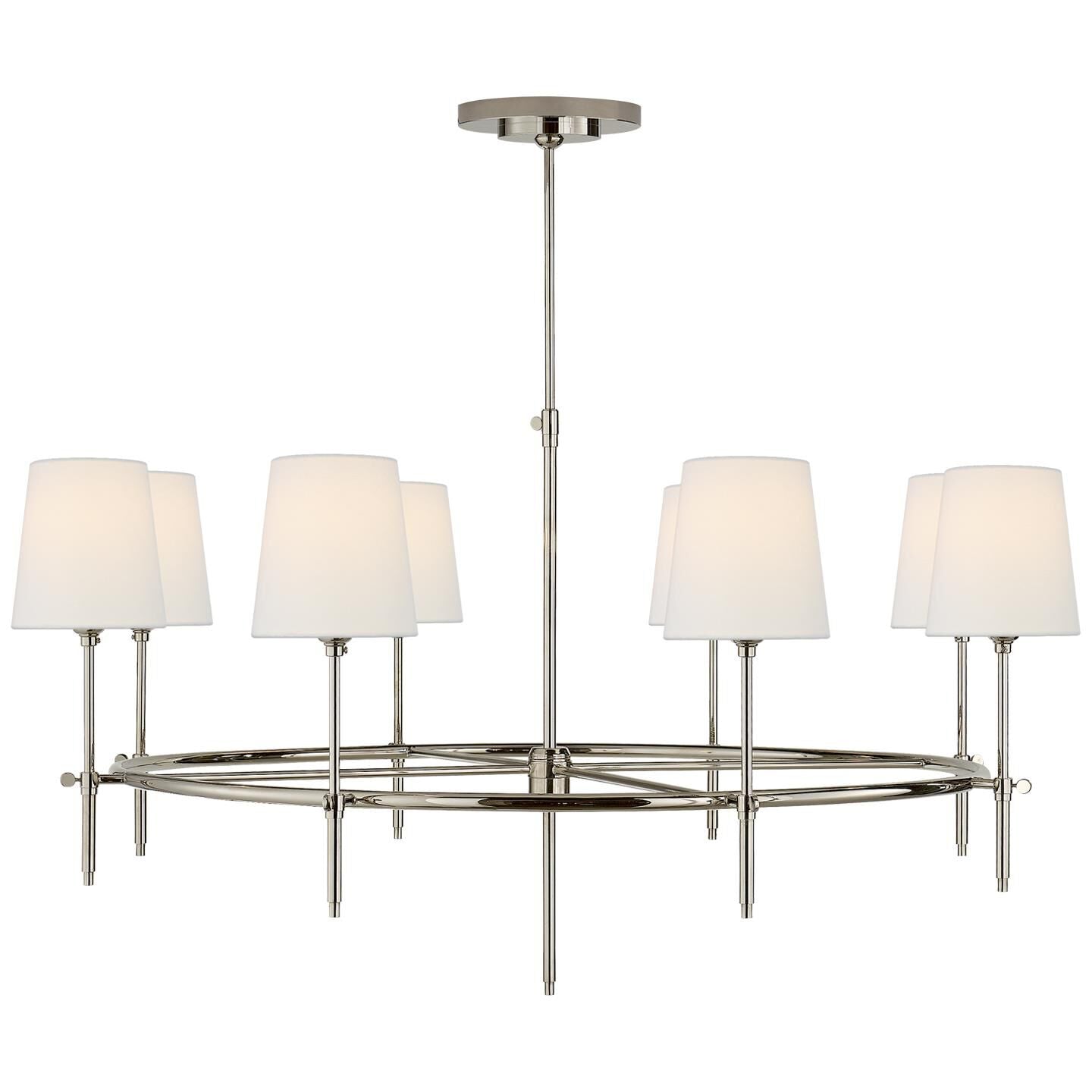 Visual Comfort Signature Collection Thomas Obrien Bryant 42 Inch 8 Light Chandelier Cp178575