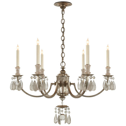 Visual Comfort Signature Collection Thomas Obrien Elizabeth 33 Inch 6 Light Chandelier Cp178580