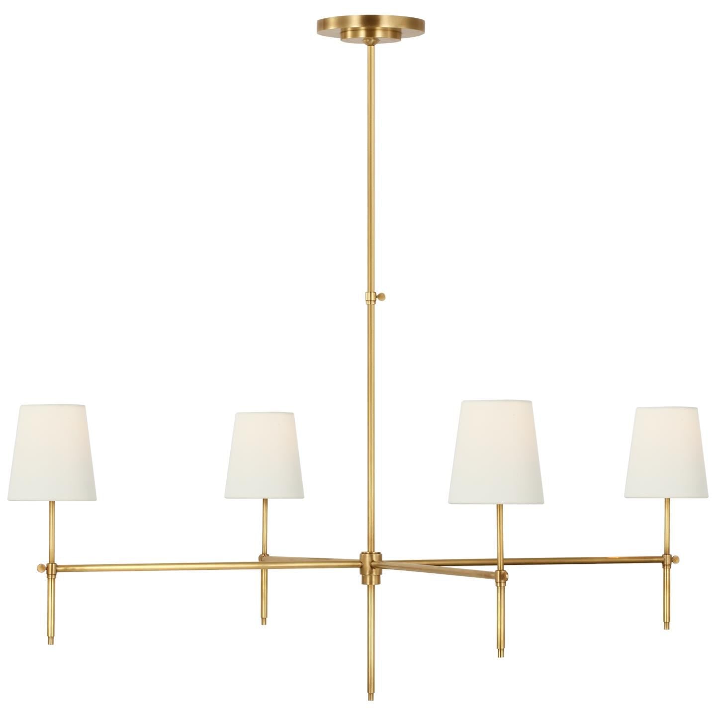 Visual Comfort Signature Collection Thomas Obrien Bryant 48 Inch 4 Light Led Chandelier Cp785875