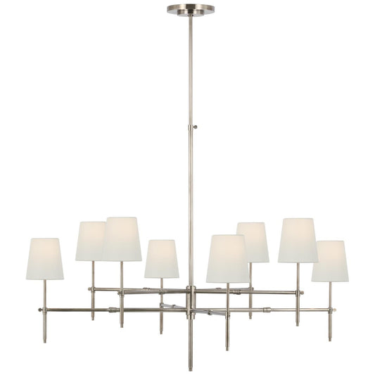 Visual Comfort Signature Collection Thomas Obrien Bryant 48 Inch 8 Light Led Chandelier Cp785877