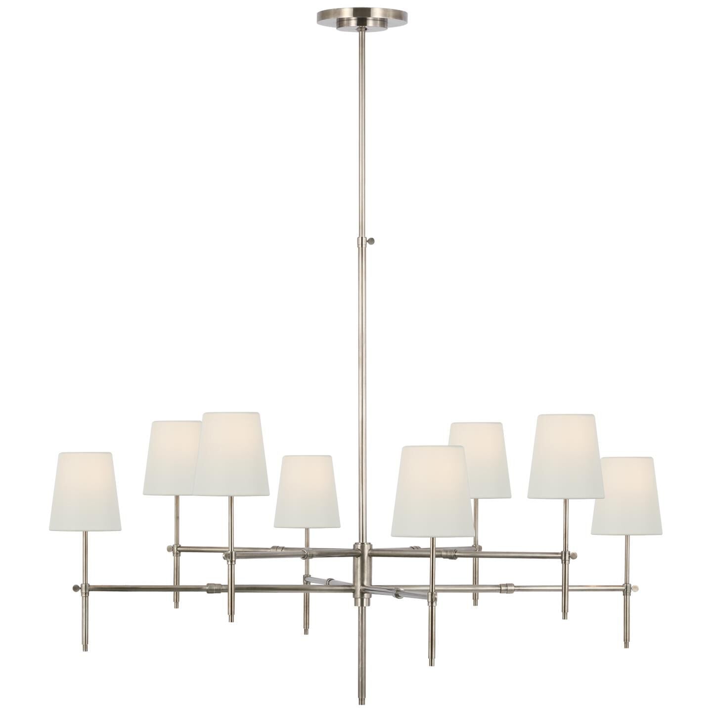 Visual Comfort Signature Collection Thomas Obrien Bryant 48 Inch 8 Light Led Chandelier Cp785877