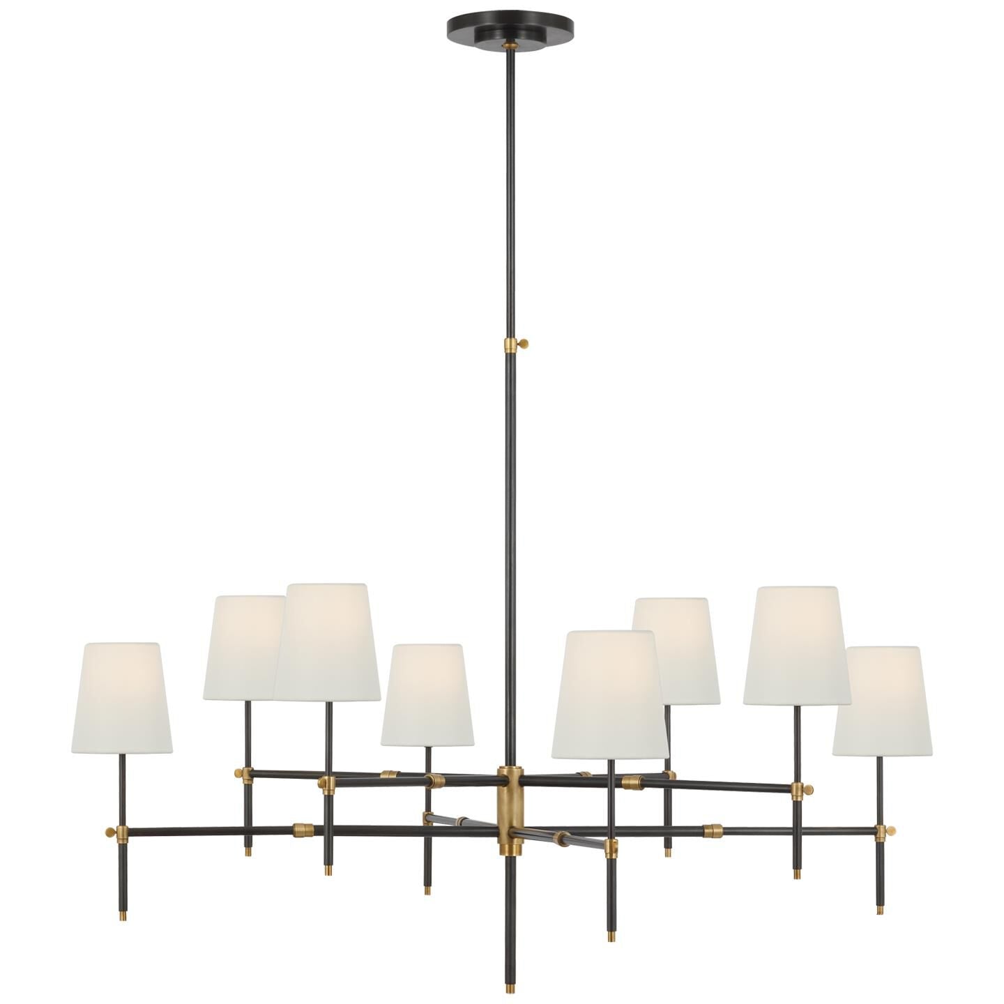 Visual Comfort Signature Collection Thomas Obrien Bryant 48 Inch 8 Light Led Chandelier Cp785877