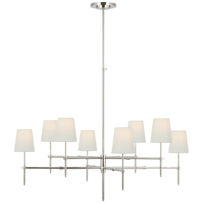 Visual Comfort Signature Collection Thomas Obrien Bryant 48 Inch 8 Light Led Chandelier Cp785877