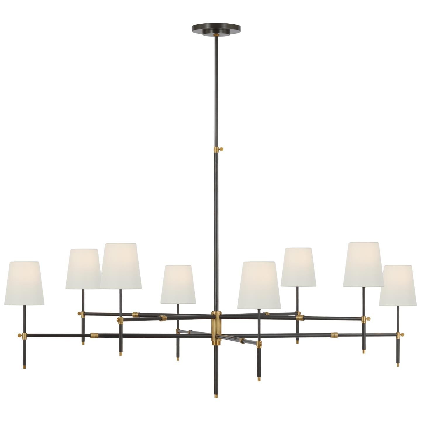 Visual Comfort Signature Collection Thomas Obrien Bryant 60 Inch 8 Light Led Chandelier Cp785878