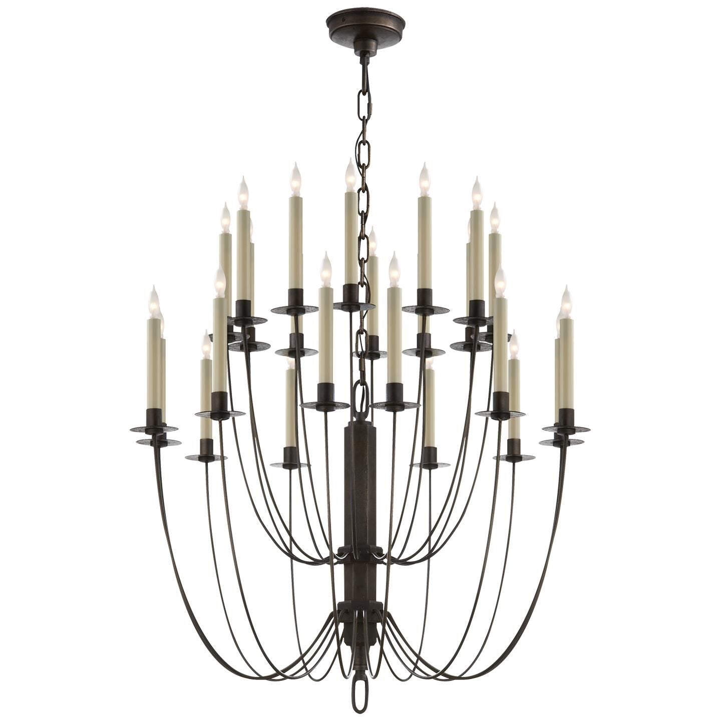 Visual Comfort Signature Collection Thomas Obrien Erika 28 Inch 24 Light Chandelier Cp178622