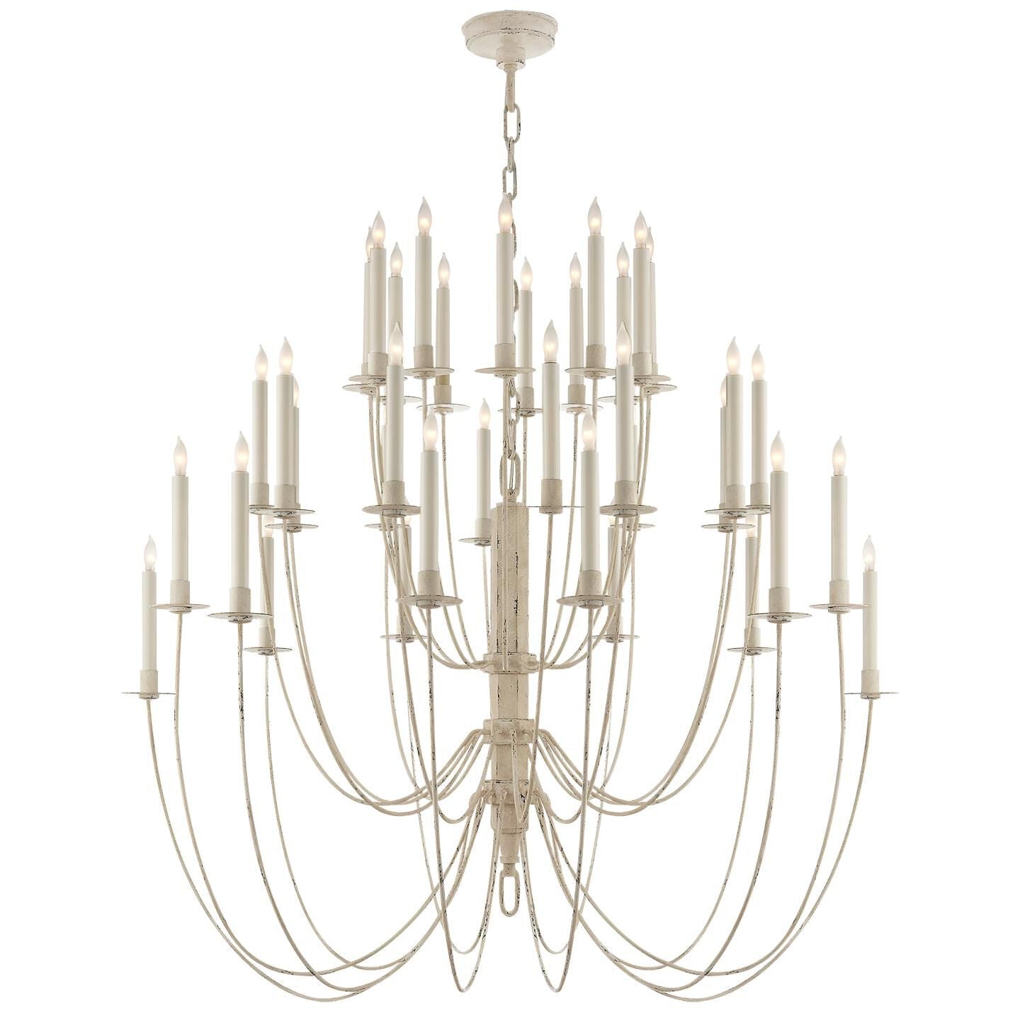 Visual Comfort Signature Collection Thomas Obrien Erika 39 Inch 36 Light Chandelier Cp178623