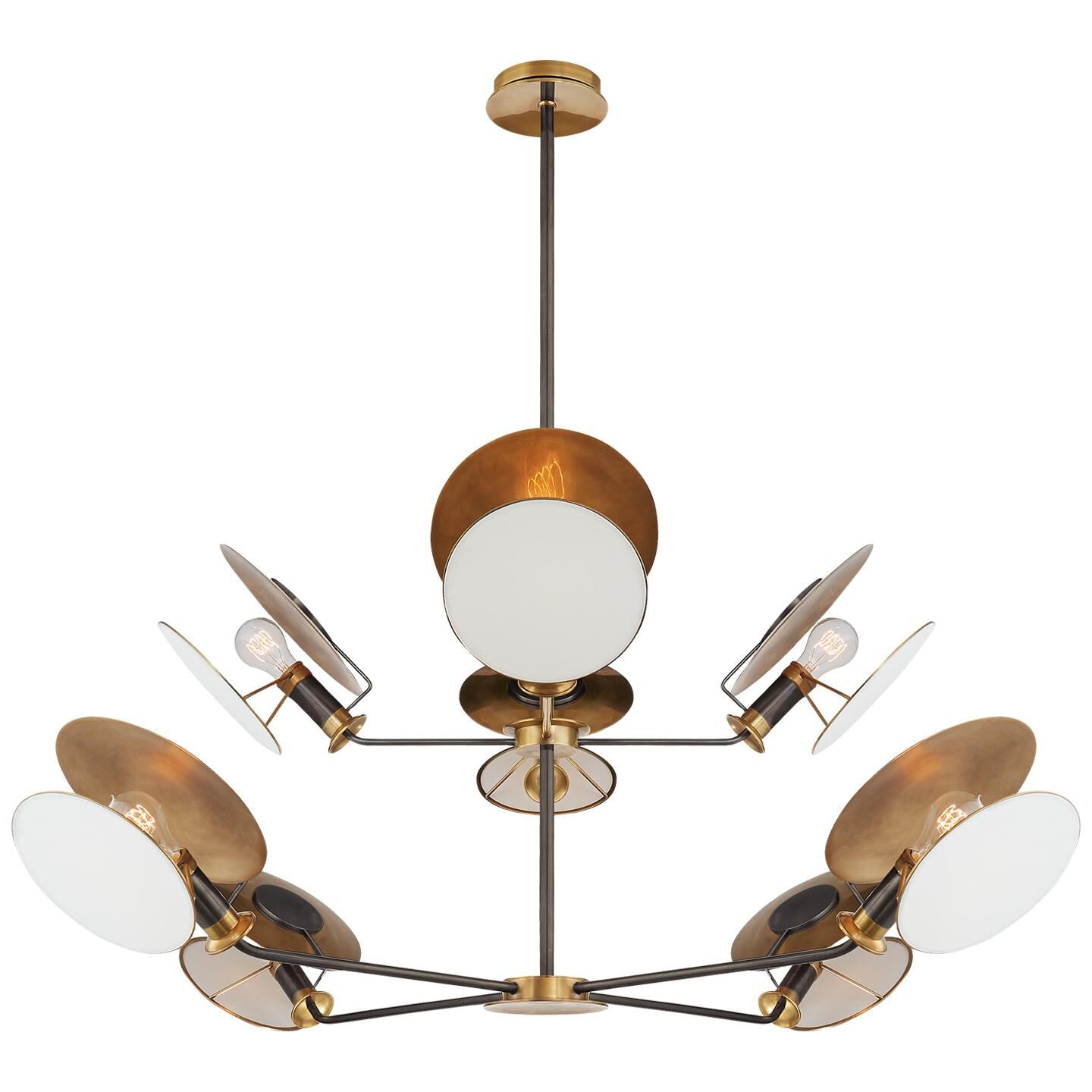 Visual Comfort Signature Collection Thomas Obrien Osiris 54 Inch 8 Light Chandelier Cp178639