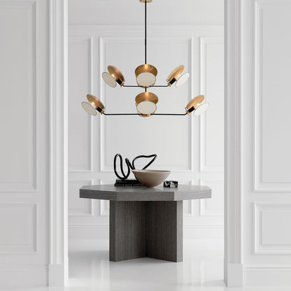 Visual Comfort Signature Collection Thomas Obrien Osiris 54 Inch 8 Light Chandelier Cp178639