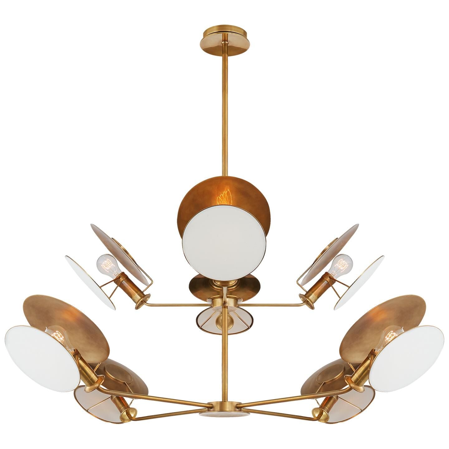 Visual Comfort Signature Collection Thomas Obrien Osiris 54 Inch 8 Light Chandelier Cp178639