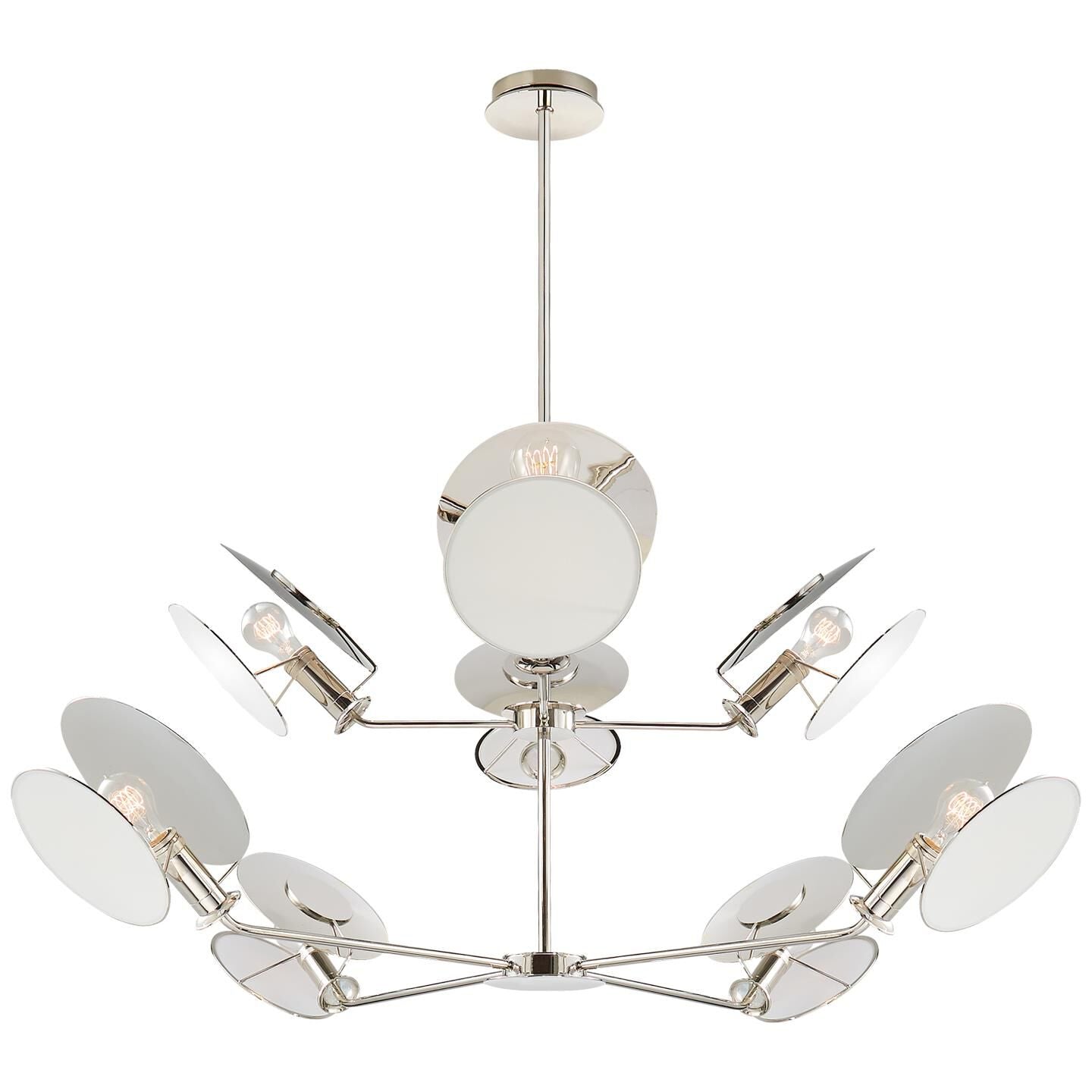 Visual Comfort Signature Collection Thomas Obrien Osiris 54 Inch 8 Light Chandelier Cp178639