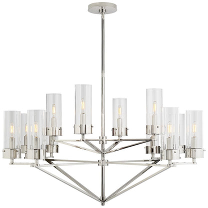 Visual Comfort Signature Collection Thomas Obrien Marais 45 Inch 12 Light Chandelier Cp178640