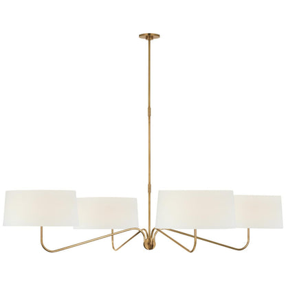 Visual Comfort Signature Collection Thomas Obrien Canto 68 Inch 4 Light Led Chandelier Cp793910