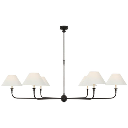 Visual Comfort Signature Collection Thomas Obrien Piaf 72 Inch 6 Light Led Chandelier Cp785883