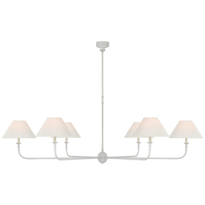 Visual Comfort Signature Collection Thomas Obrien Piaf 72 Inch 6 Light Led Chandelier Cp785883