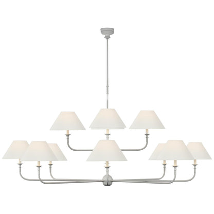 Visual Comfort Signature Collection Thomas Obrien Piaf 72 Inch 12 Light Led Chandelier Cp785884