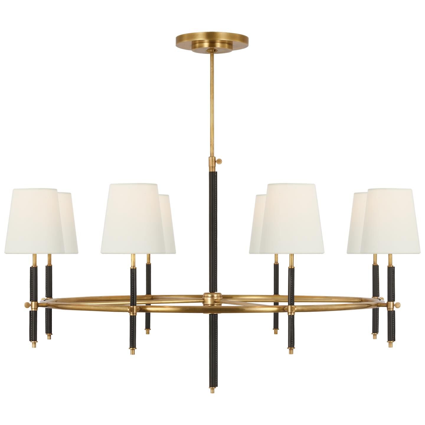 Visual Comfort Signature Collection Thomas Obrien Bryant 41 Inch 8 Light Led Chandelier Cp785890