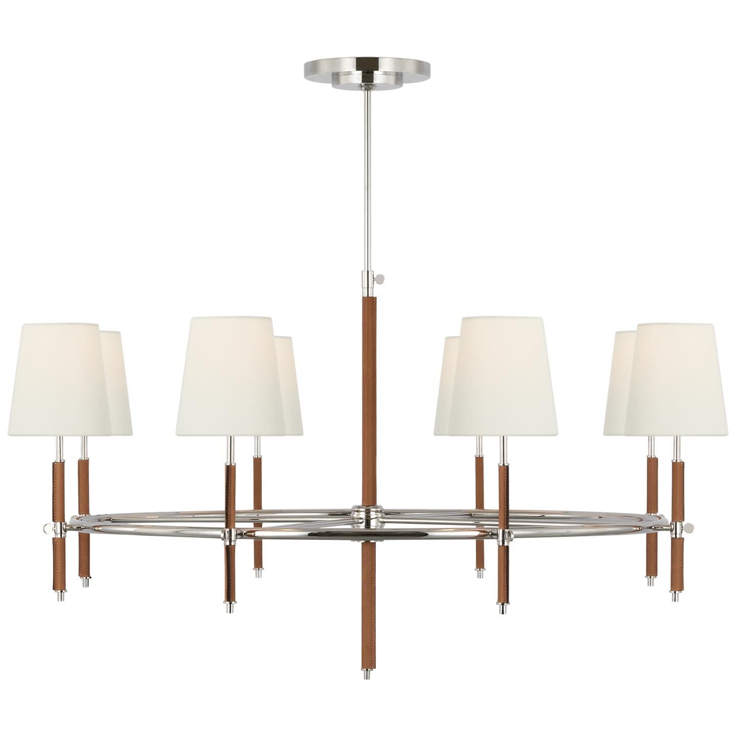 Visual Comfort Signature Collection Thomas Obrien Bryant 41 Inch 8 Light Led Chandelier Cp785890