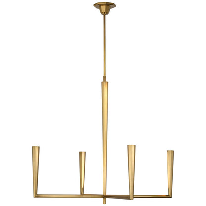 Visual Comfort Signature Collection Thomas Obrien Galahad 38 Inch Led Chandelier Cp533327