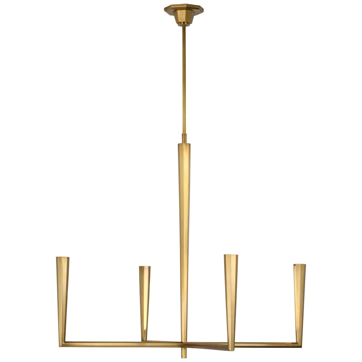 Visual Comfort Signature Collection Thomas Obrien Galahad 38 Inch Led Chandelier Cp533327