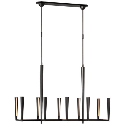 Visual Comfort Signature Collection Thomas Obrien Galahad 16 Inch Led Linear Suspension Light Cp533328