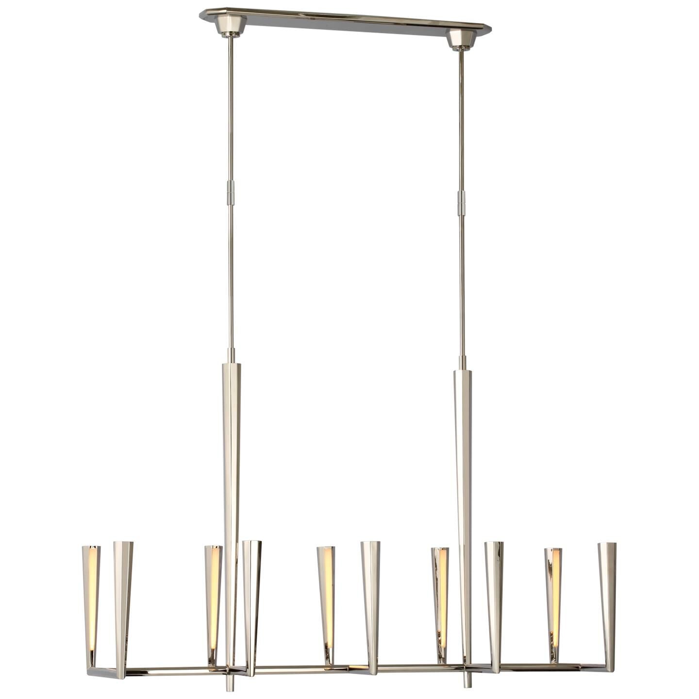 Visual Comfort Signature Collection Thomas Obrien Galahad 16 Inch Led Linear Suspension Light Cp533328