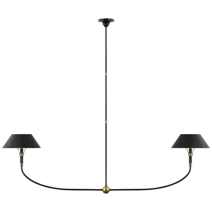 Visual Comfort Signature Collection Thomas Obrien Turlington 68 Inch 2 Light Led Linear Suspension Light Cp739630