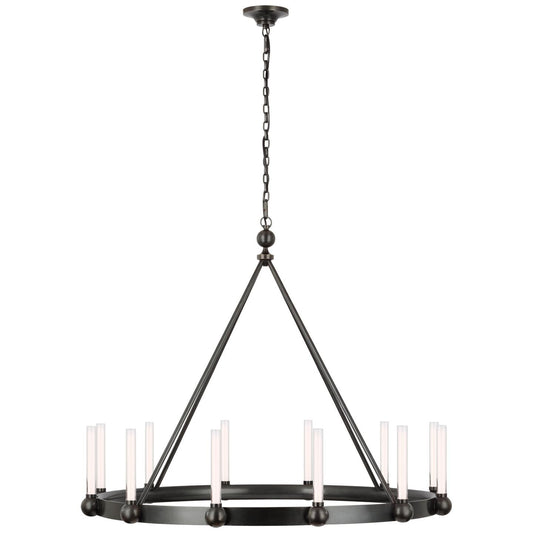 Visual Comfort Signature Collection Thomas Obrien Jeffery 40 Inch 12 Light Led Chandelier Cp739634