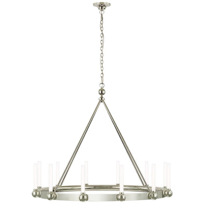 Visual Comfort Signature Collection Thomas Obrien Jeffery 40 Inch 12 Light Led Chandelier Cp739634