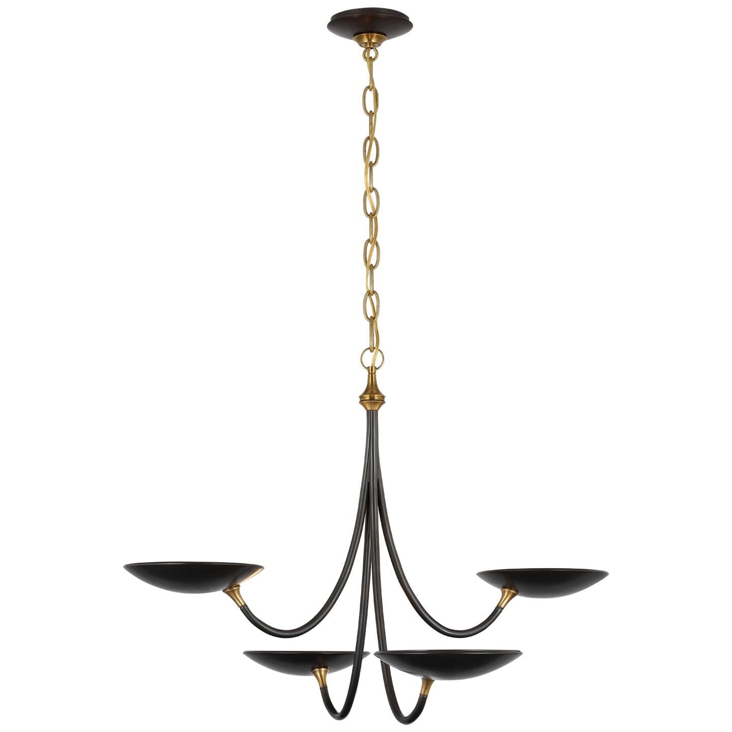 Visual Comfort Signature Collection Thomas Obrien Keria 29 Inch 4 Light Led Chandelier Cp739636