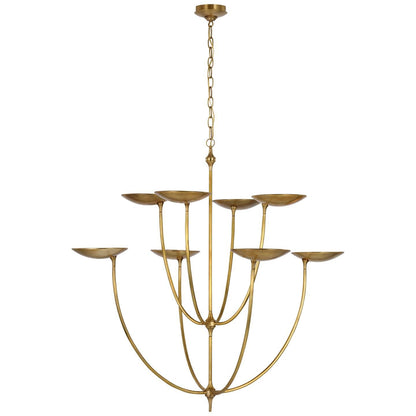 Visual Comfort Signature Collection Thomas Obrien Keria 32 Inch 8 Light Led Chandelier Cp739637