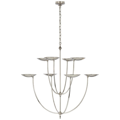 Visual Comfort Signature Collection Thomas Obrien Keria 32 Inch 8 Light Led Chandelier Cp739637