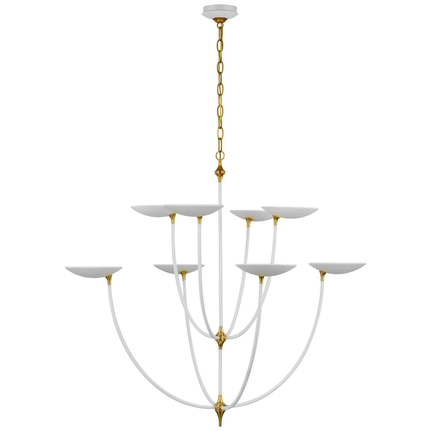 Visual Comfort Signature Collection Thomas Obrien Keria 32 Inch 8 Light Led Chandelier Cp739637