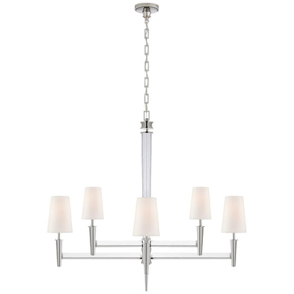 Visual Comfort Signature Collection Thomas Obrien Lyra 42 Inch 8 Light Chandelier Cp429185