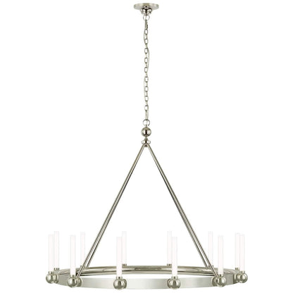 Visual Comfort Signature Collection Thomas Obrien Jeffery 40 Inch 12 Light Led Chandelier Cp739634