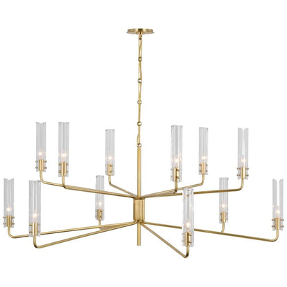 Visual Comfort Signature Collection Aerin Casoria 56 Inch 12 Light Led Chandelier Cp785739