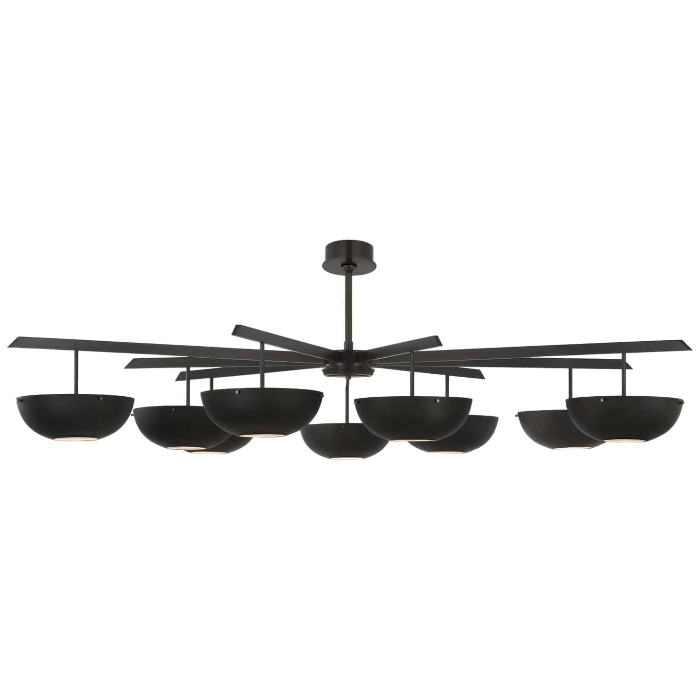 Visual Comfort Signature Collection Aerin Valencia 58 Inch 9 Light Led Chandelier Cp785217