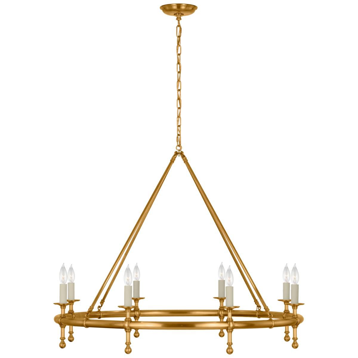 Visual Comfort Signature Collection Chapman And Myers Classic 43 Inch Chandelier Cp818834