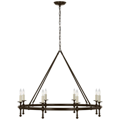 Visual Comfort Signature Collection Chapman And Myers Classic 43 Inch Chandelier Cp818834