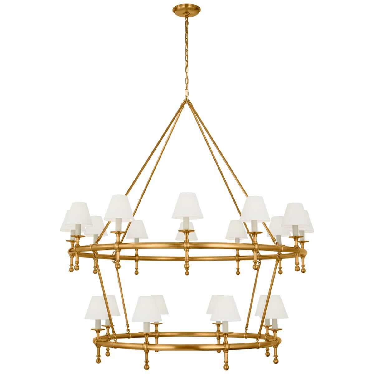 Visual Comfort Signature Collection Chapman And Myers Classic 57 Inch Chandelier Cp819037