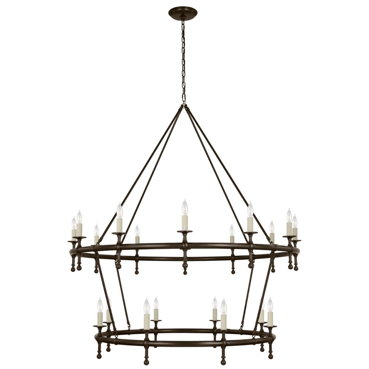 Visual Comfort Signature Collection Chapman And Myers Classic 55 Inch Chandelier Cp818835