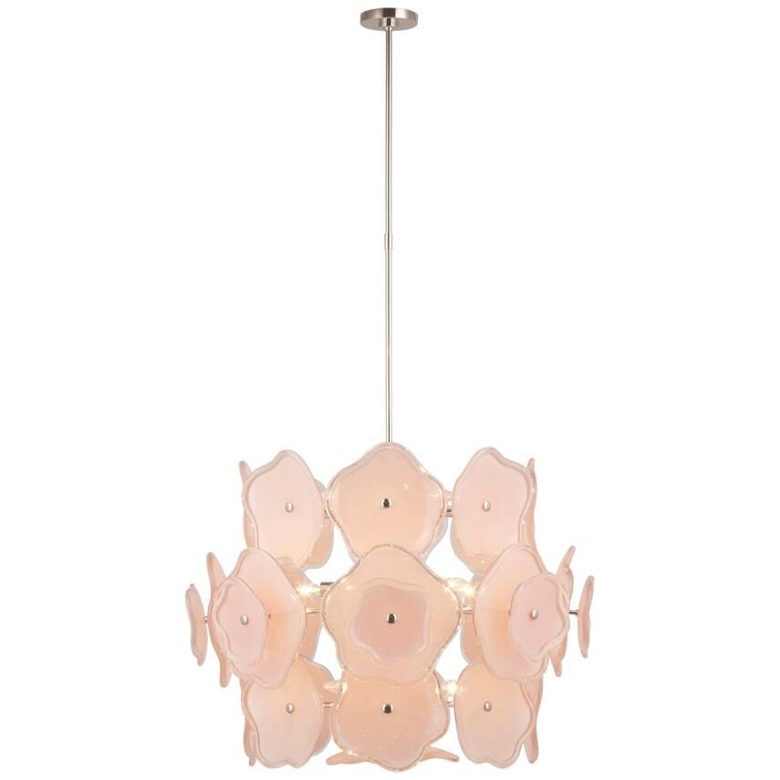 Visual Comfort Signature Collection Kate Spade New York Leighton 30 Inch 11 Light Led Chandelier Cp733672