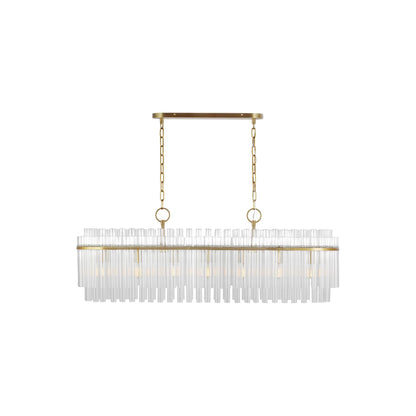 Visual Comfort Studio Collection Chapman And Myers Beckett 48 Inch 7 Light Linear Suspension Light Cp426055