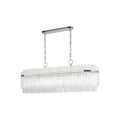 Visual Comfort Studio Collection Chapman And Myers Beckett 48 Inch 7 Light Linear Suspension Light Cp426055