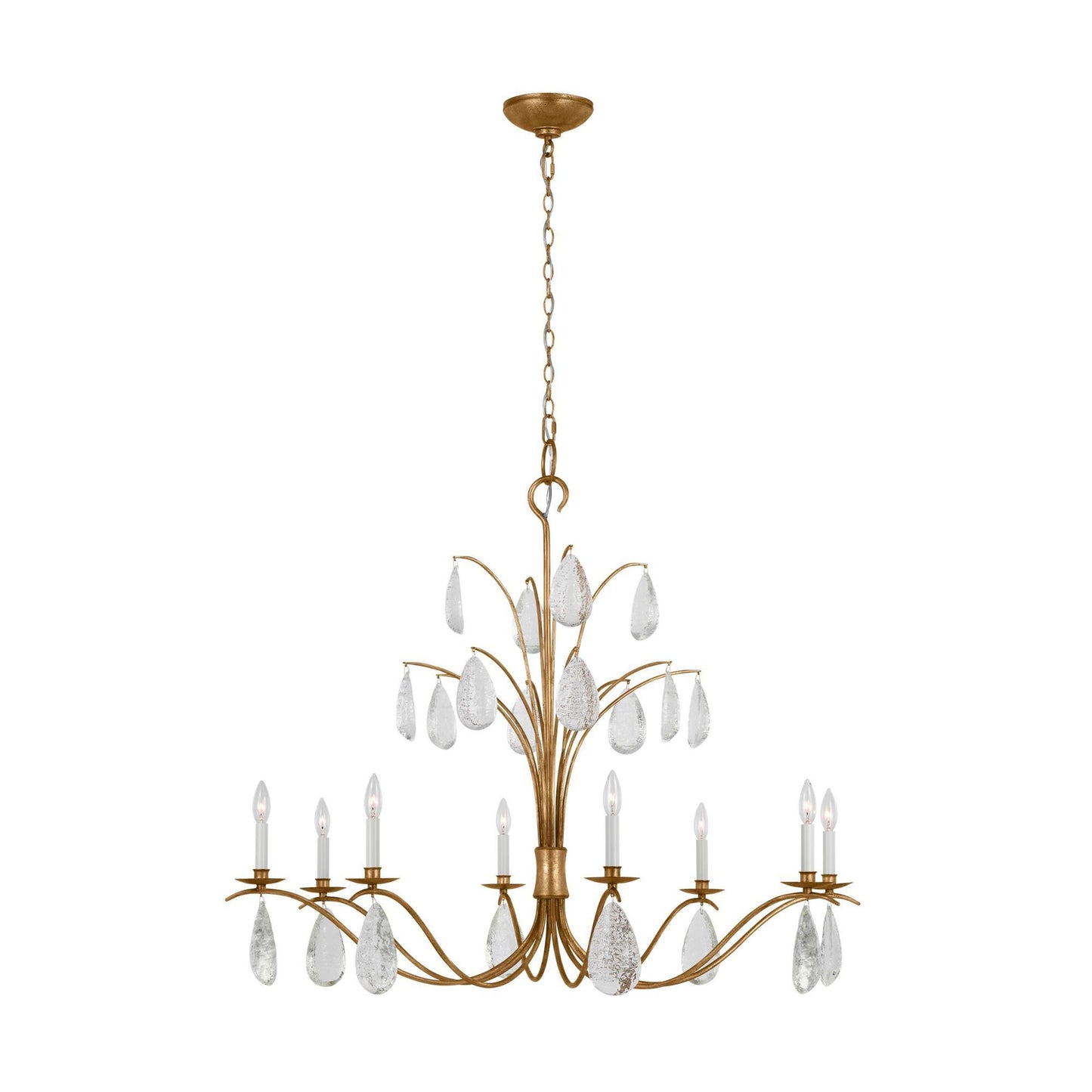 Visual Comfort Studio Collection Shannon 44 Inch 8 Light Chandelier Cp757294