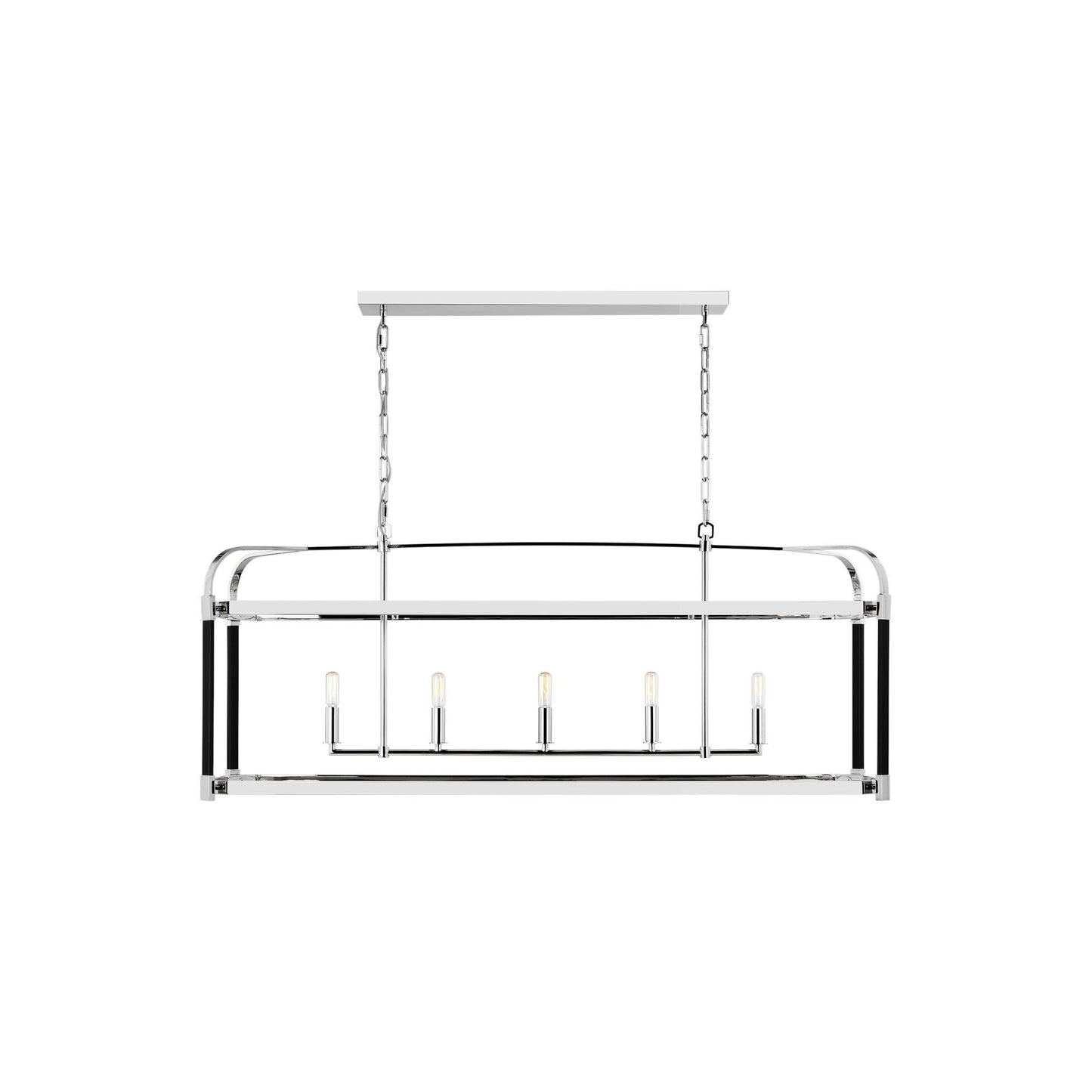 Visual Comfort Studio Collection Lauren Ralph Lauren Hadley 49 Inch 5 Light Linear Suspension Light Cp735302