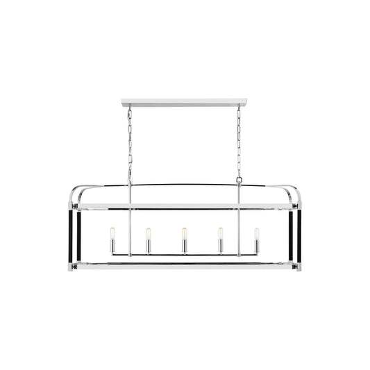 Visual Comfort Studio Collection Lauren Ralph Lauren Hadley 49 Inch 5 Light Linear Suspension Light Cp735302