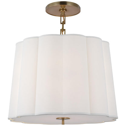 Visual Comfort Signature Collection Barbara Barry Simple Scallop 25 Inch Large Pendant Cp127951